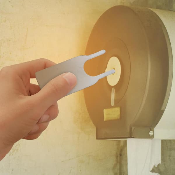 Nøgle til kommerciel toiletpapirdispenser, sæt med nøgler til papirhåndklædedispenser i plast