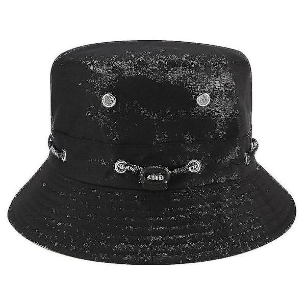 Hinkhatt för Män Kvinnor Unisex Strand Solhattar Street Headwear Fiskare Utomhuskeps Sommar Panama Justerbar Resekeps C5