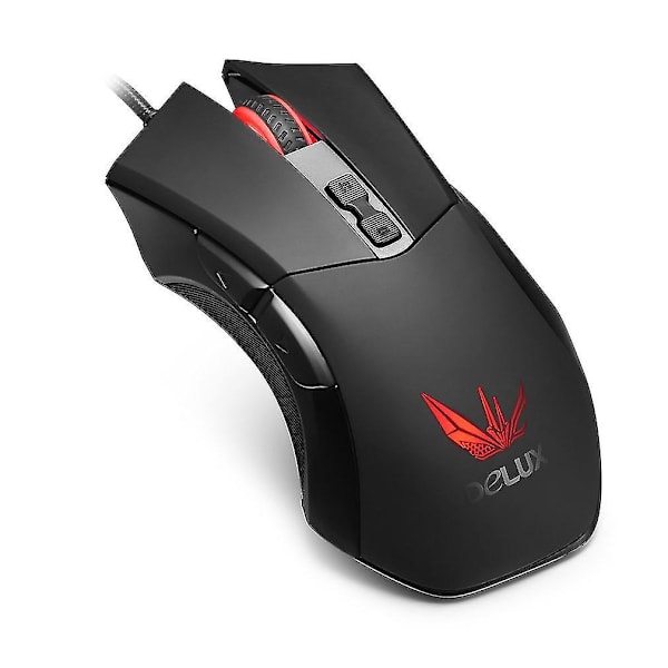 Delux M555 Gaming Mus USB-tilkoblet Ergonomisk Design
