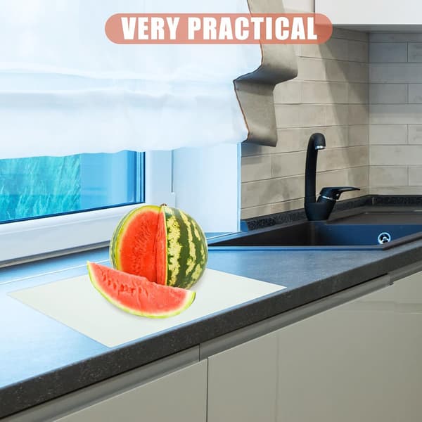 Skærebræt i hærdet glas Rektangulær bordplade Rektangulær