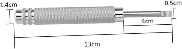 Metal ur batteri bagsideåbner ur bagsidefjerner værktøj præcisionsdesign for nem brug