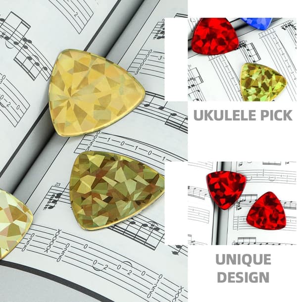 2 stk. elektriske gitarplektre 0,96 mm tykkelse ABS-materiale solid
