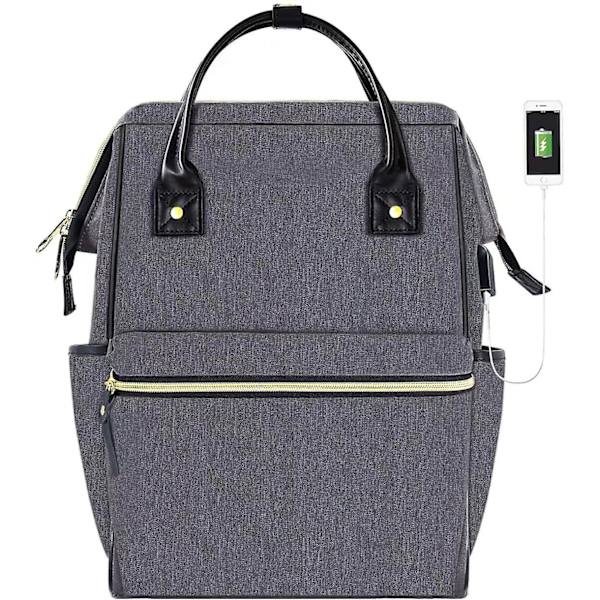 Laptop Ryggsäck 39.6 Cm (15.6 Tum) Skolryggsäck Dagryggsäck Vattentät Nylon Laptop Bagagefack