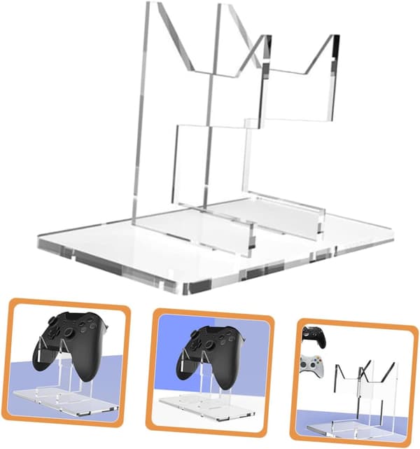 Akryl Game Controller Stand Controller Holder Organizer til Gaming Tilbehør