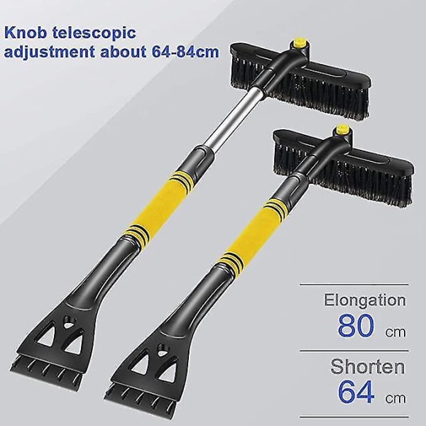 Snöborste för bil, teleskopisk spade, isskrapa