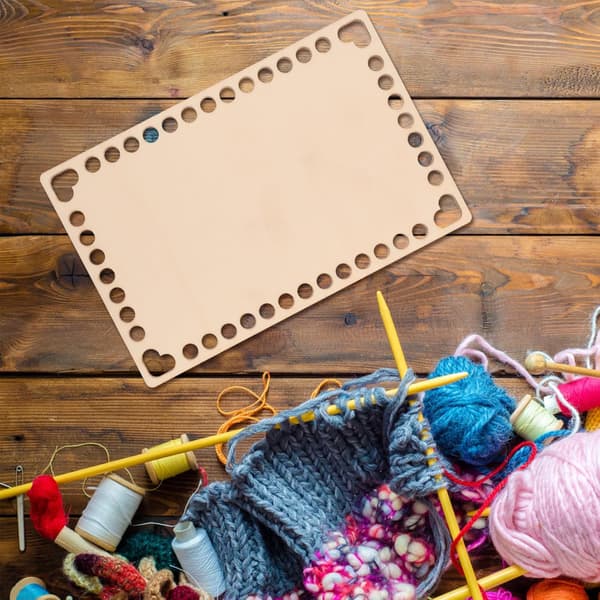 Träkorgbotten för virkning 2st DIY Väskvävningsbottnar Hantverksmaterial