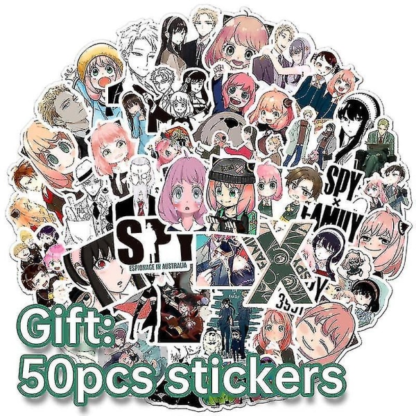 Nya Spy x Family Plushie Dolls Anya Chimera Anya Forger Söta Yor Forger Chompas Fyllda Plyschleksaker för Barn Flickor P Anya