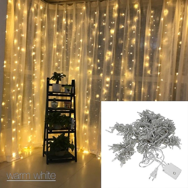 6m x 600LED Christmas Fairy Bryllupsgardinlys