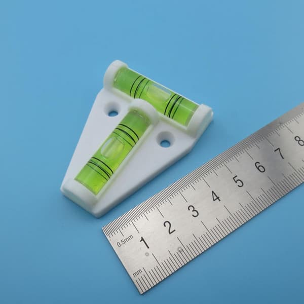 Mini magnetisk T-formad vattenpassbubbla med låg profil och magnetisk design