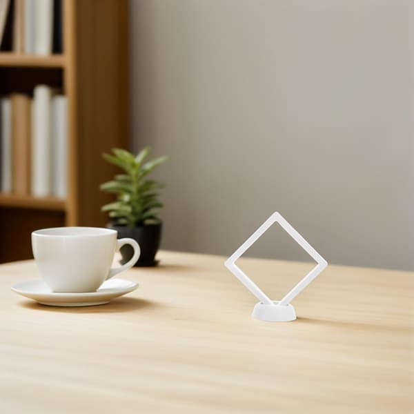 Flydende Ramme Display Case Slankt og Stilfuldt Design 6 Sæt Materiale Nem Montering og Alsidig Anvendelse