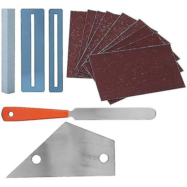 Gitarrreparationsverktygssats Fret Slipfil Rocker Nivellering