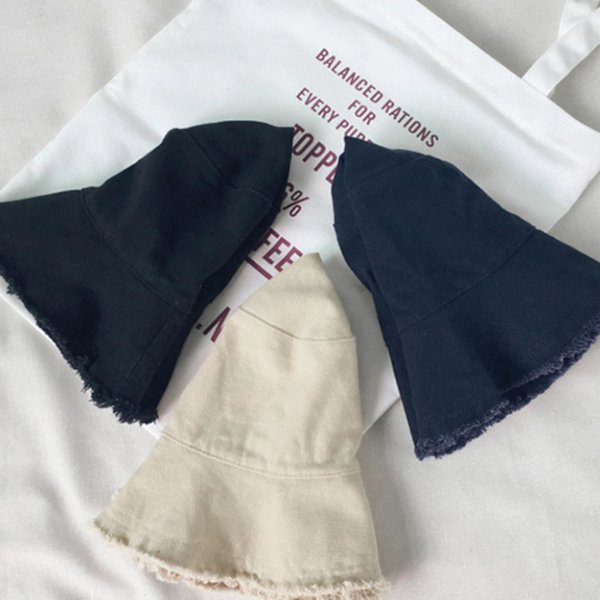 Hinkhatt med kant i skogsstil, lätta sommarmössor Navy blue