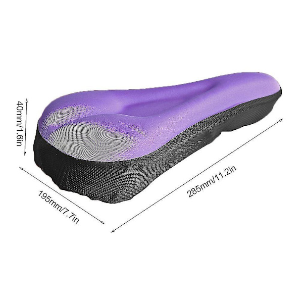 Silikon Gel Cykelsadel Matta Kudde Sitsöverdrag