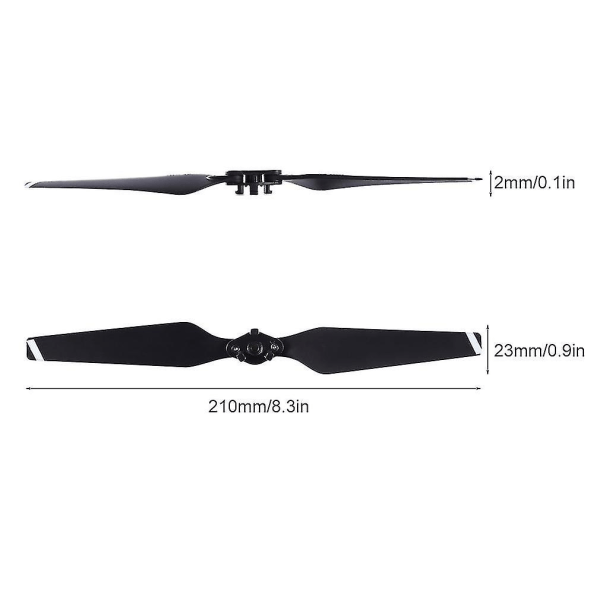 1 par sammenleggbare hurtigutløserpropeller for DJI Mavic Pro