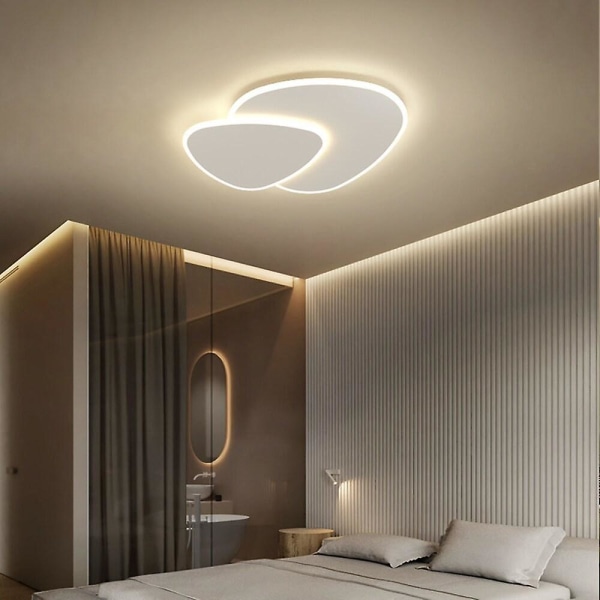 LED Loftlampe 40cm Geometrisk Flush Mount Metal Moderne Stil