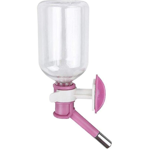 500 ml Hängande Automatisk Vattenbehållare för Husdjur (rosa)