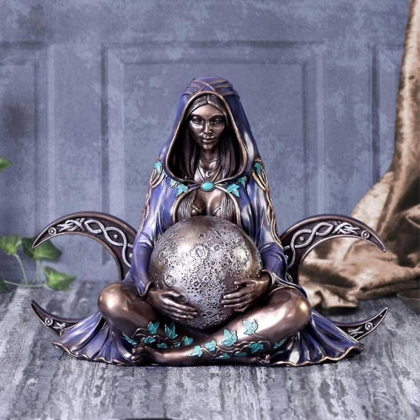 Moder Jords gudinna staty Gaia Millennial Gaia statyett
