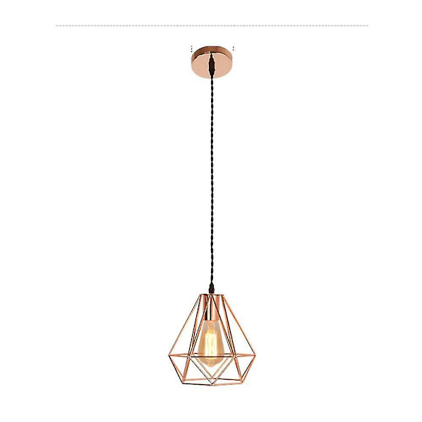 21cm Timantti Kultainen Kattokruunu E27led Rautakruunu