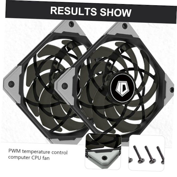 12cm Computer Case Køleblæser CPU Køler til Stationær PC Radiator Køleplade Støjsvagt Design