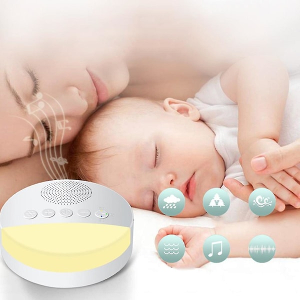 Baby White Noise Machine USB ajastettu Sleep Sound Player Light