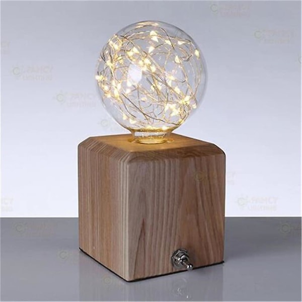 4 stk. LED Globe Fairy Lyspærer Stjerneformet Dekorative E26 E27