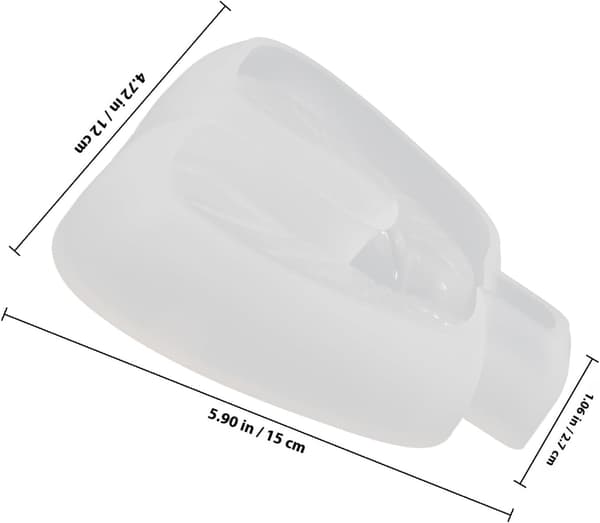 Silikon Askkoppsform för Epoxiharts Gjutning Lungformad Flexibel DIY-form