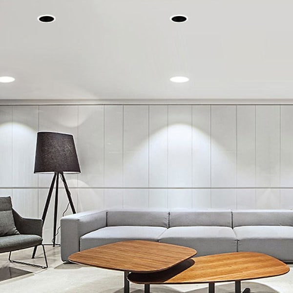 45*51mm 5w Innendørs hjemmekontor Hotell Dekorativt tak Innfelt innfelt LED-spotlight (hvitt lys 6000k)