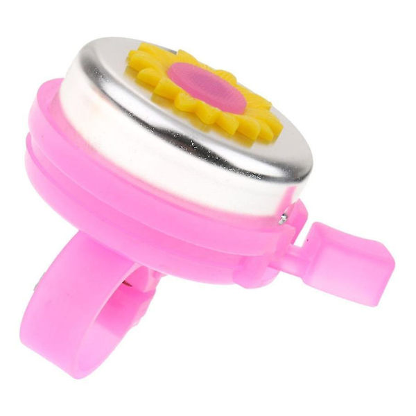 Barncykelklocka, cykelklocka Solrosklocka Ringande Klocka Aluminiumklocka (rosa) (1 st)