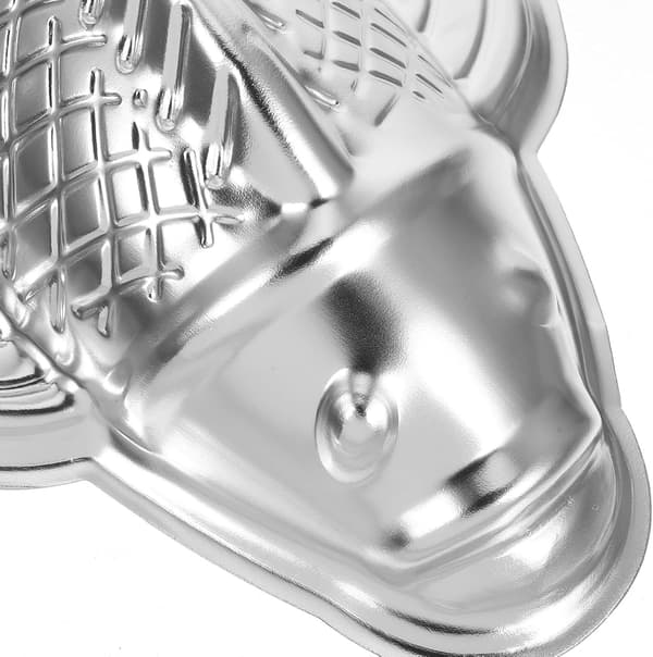 Fiskformad DIY-geléform Ris kaka DIY-formar Aluminiumlegering Lätt att ta ur Lätt att förvara Köksbakning