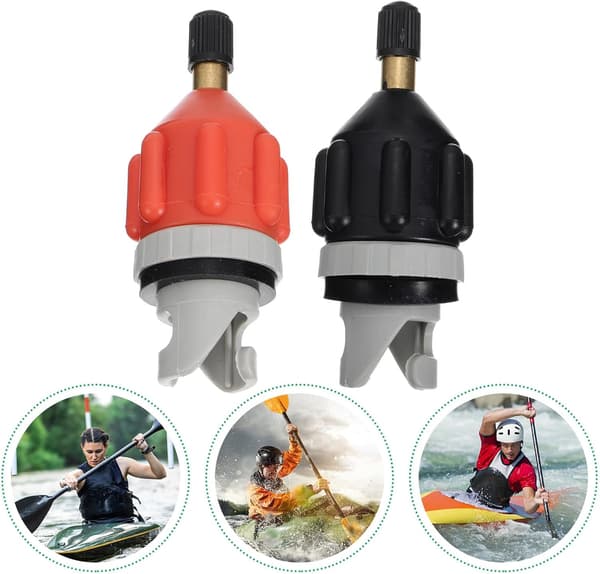 2 stk. luftventiladapter til oppustelig båd Sup paddleboard udendørs brug slangeadapter til kajak