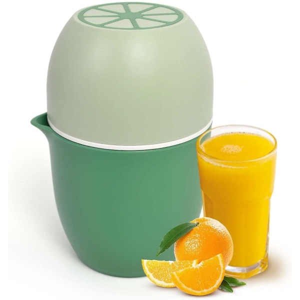Bærbar manuel saftpresser, dobbeltbrug Quick Squeeze Mini manuel citronsaftpresser Bærbar manuel saftpresser til appelsiner Appelsiner Druer Vandmelon