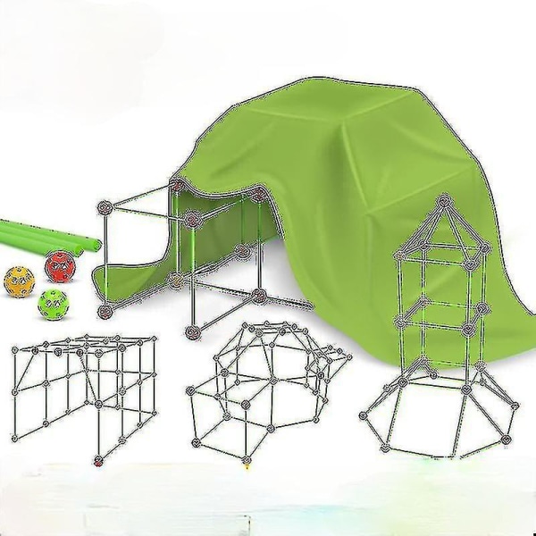 Fort Building Kit Children's DIY Beaded Tent Toy