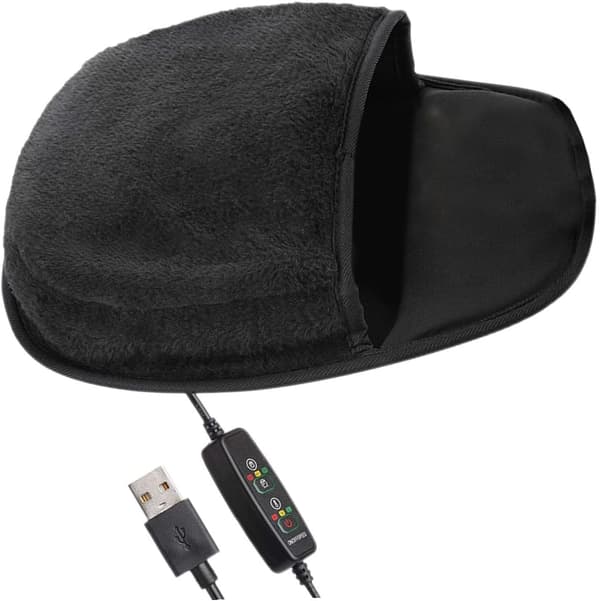 Oppvarmet musematte for vinter plysj USB musematte håndvarmer for hjemmebruk USB-oppvarming for spilling