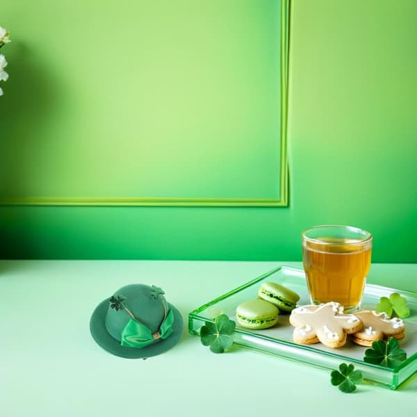 4 stk. festlige dekorative hårspænder St. Patrick's Day Minihatteklips Shamrock Sløjfe Hår