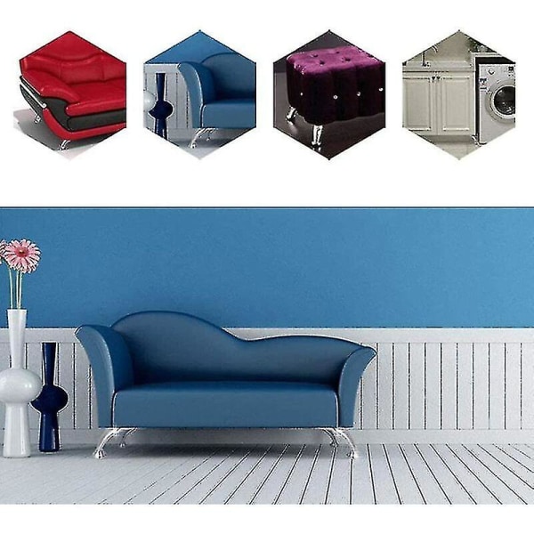 Tykke Sofa Ben i Rustfrit Stål, Møbelben, Kromben, Møbelskab Seng Sofa Ben
