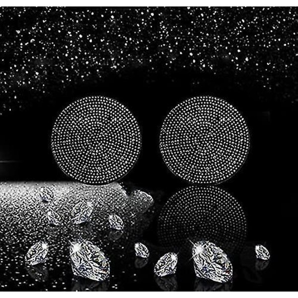 2 kpl Bling Auton Kupinpidike Alusta, 2,75 tuuman Liukumaton Iskunvaimennus Yleismaailmallinen Muodikkaat Ajoneuvon Auton Alustat