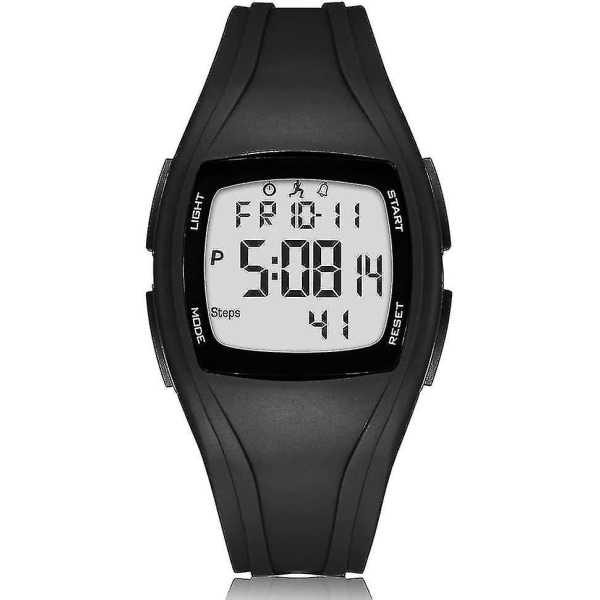 Läs Digital watch med stegräknare. 3d stegräknare utomhus digital sport