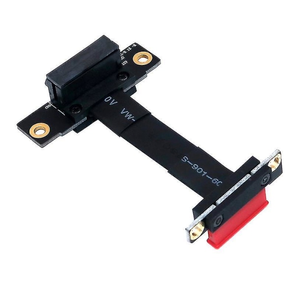 PCIe X1 Riserkabel Dubbel 90 Grader Höger Vinkel 3.0 X1