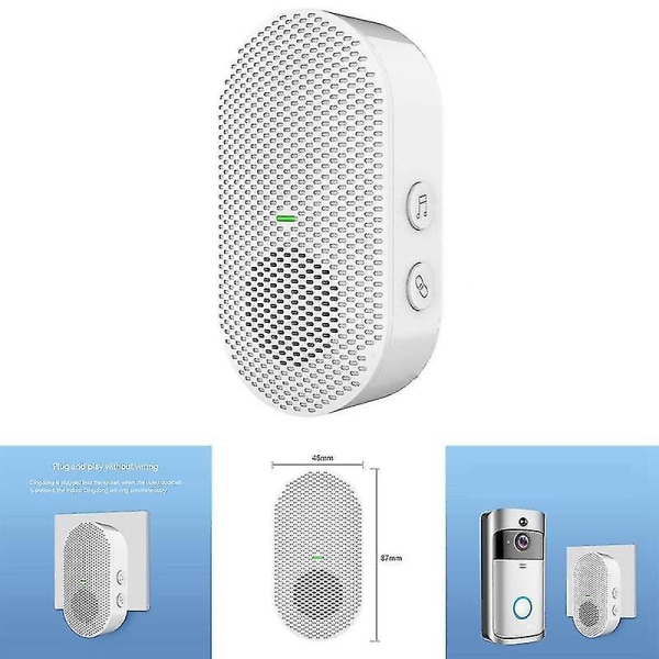 Trådlös Dörrklocka Hem Säkerhet Intercom Dörrklocka