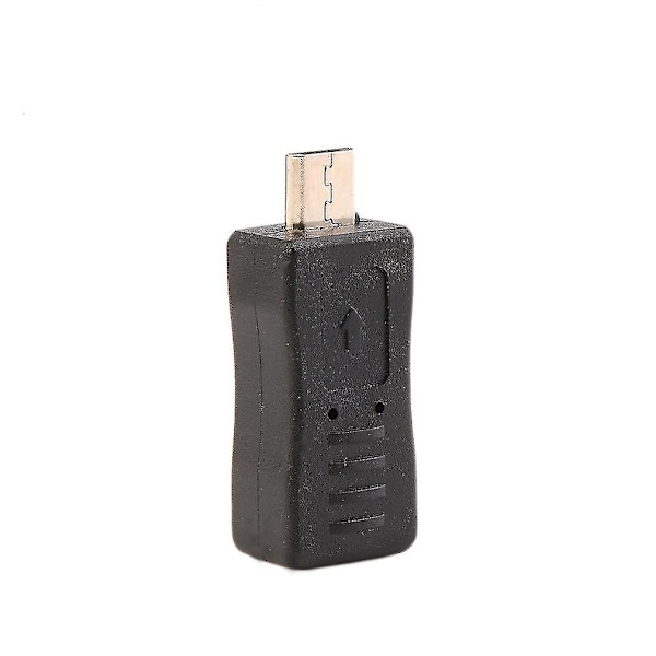 USB 2.0 Mini A 5P Hannkontakt til Micro B 5P Hunnkontakt Adapter
