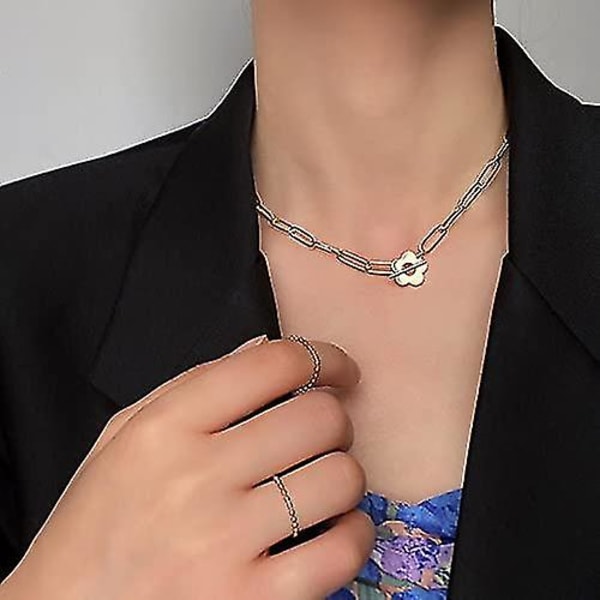 Choker-kaulakoru, klipsikaulakoru, kaulaketju naisille ja teini-ikäisille