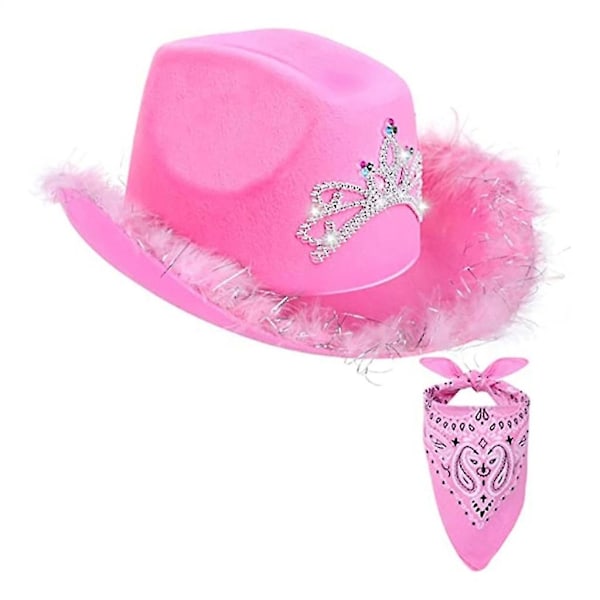 Cowboyhatt, Glasögon, Bandana, Möhippa, Bröllopsfest, Cowgirlhatt 4