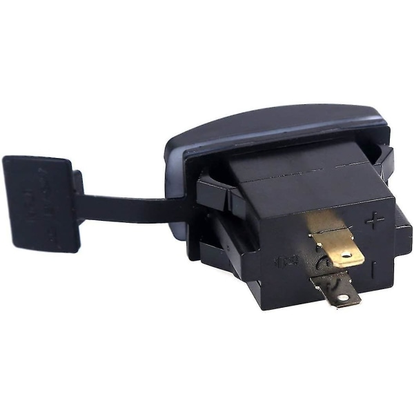 USB laddareuttag Bil Dual Adapter Power LED-ljus