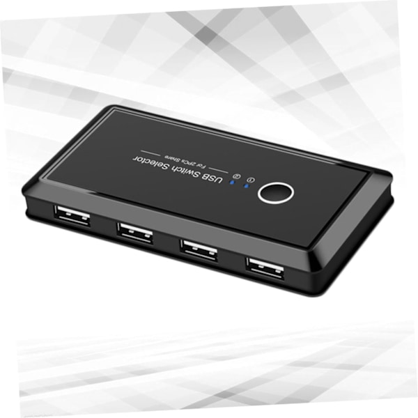 USB-skrivare USB-splitter USB 2.0 Hub Box för 2 datorer Dela skrivare skanner och andra enheter 4 portar