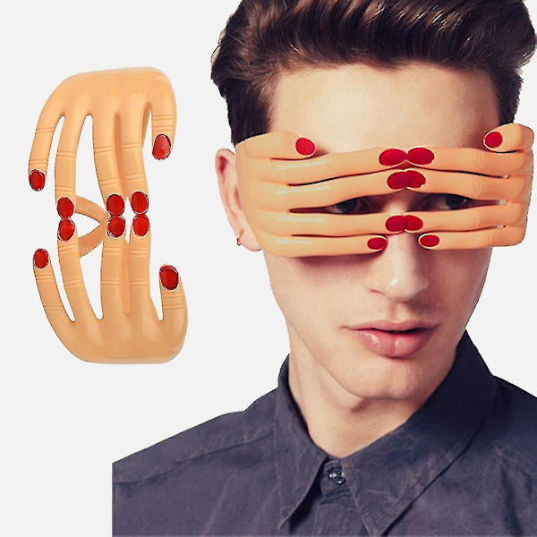 Morsomme Fingerformede Briller Øyebekledning Bursdagsfestrekvisita Halloween Dekor T-yuhao