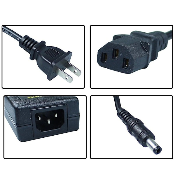 AC 100V-240V DC 12V 5A Valoistransformaattori Virtalähde
