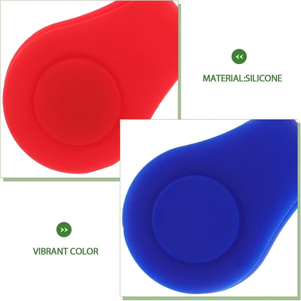 3 stk. Golfhatteclips Magnetisk Silikone Klemme 25 mm Boldmarkørsæt