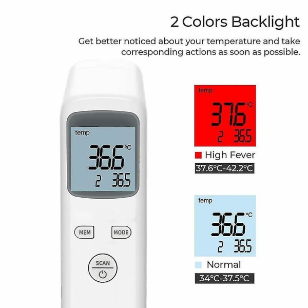Klinisk termometer Medisinsk infrarødt digitalt termometer