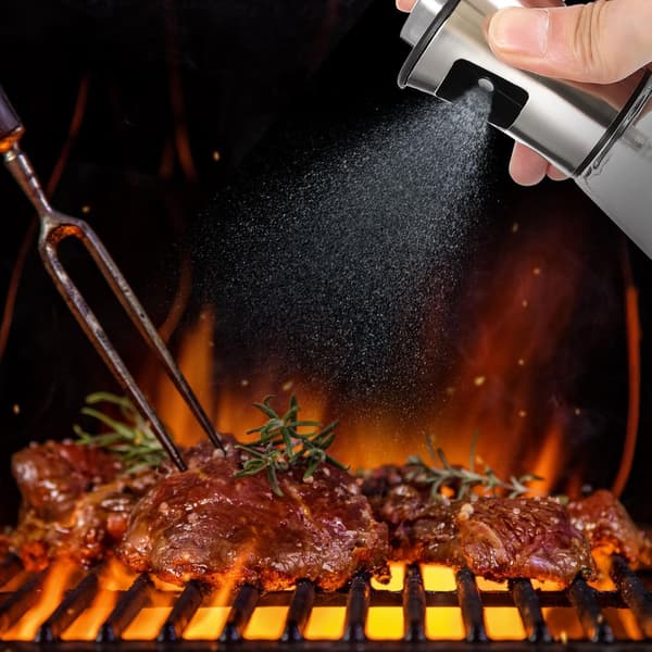 Matoljesprøyteflaske Sunn Oljebesparende Tåkespraydispenser Rustfritt Stål