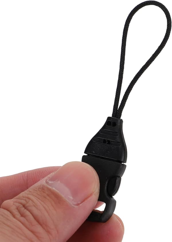 50 stk. mini avtakbare 10 mm hurtigutløsende plastspenner for håndleddsstropp til mobiltelefon